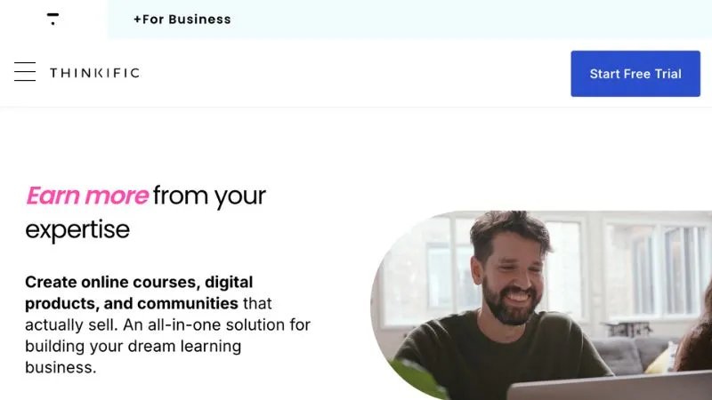 Thinkific Platform Screenshot