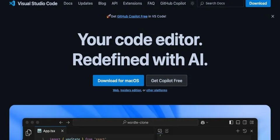 Visual Studio Code Interface